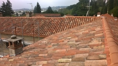 Copertura civile con tegole